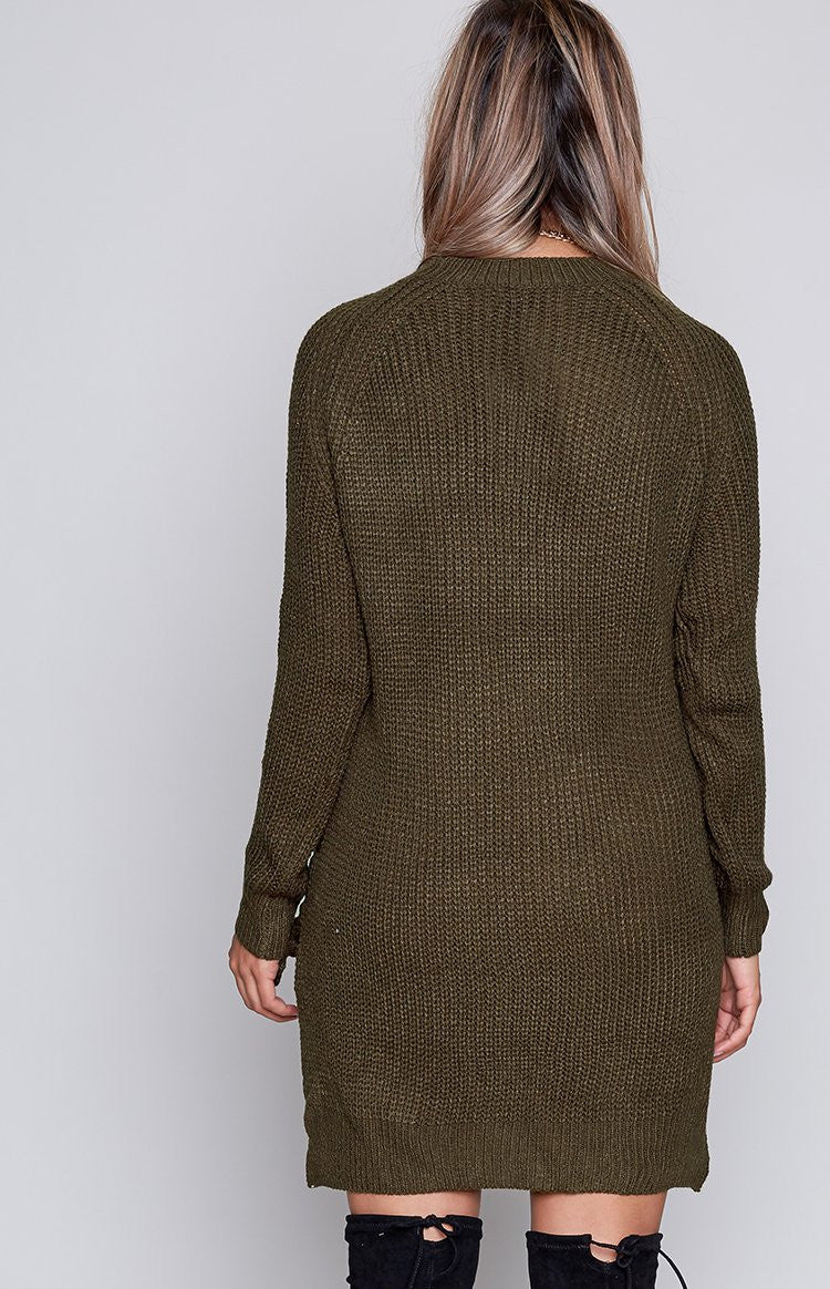 Cardinal Jumper Dress Khaki Image