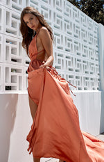 Pandora Maxi Dress Rust Image