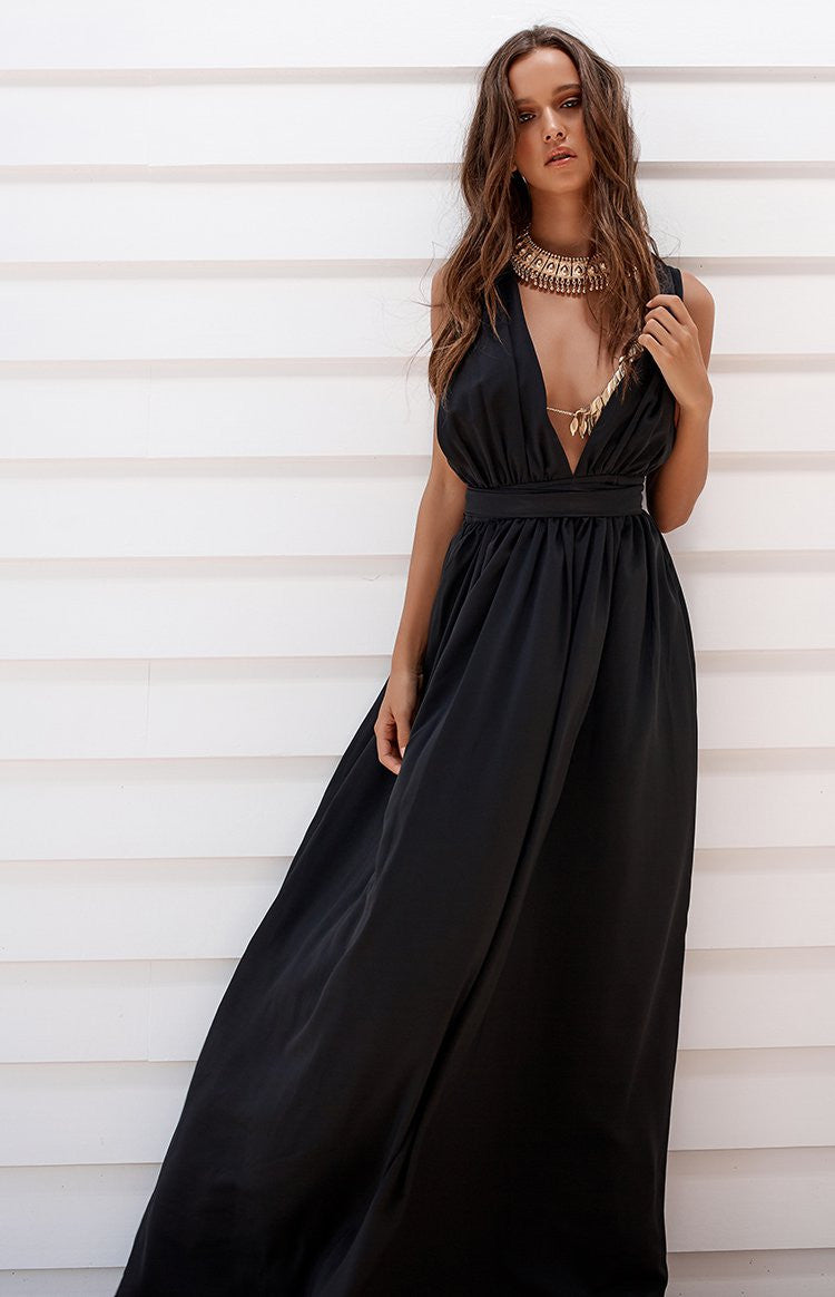 Aurora Maxi Dress Black Image