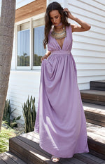 Aurora Maxi Dress Lilac Image