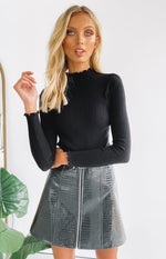 Verdugo Skirt Black Snake Image