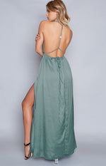 Pandora Maxi Dress Dusty Turquoise Image