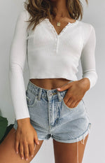 Marly Knit Top White Image