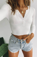 Marly Knit Top White Image