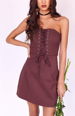 Fire Starter Party Dress Wine Image