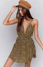 Mia Dress Golden Botanic Image