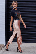 Aster Maxi Skirt Champagne Image