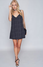 Cosmic Slip Dress Black Spot Image