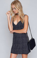 Cosmic Slip Dress Black Spot Image