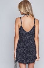 Cosmic Slip Dress Black Spot Image