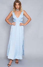 Benson Maxi Dress Powder Blue Image