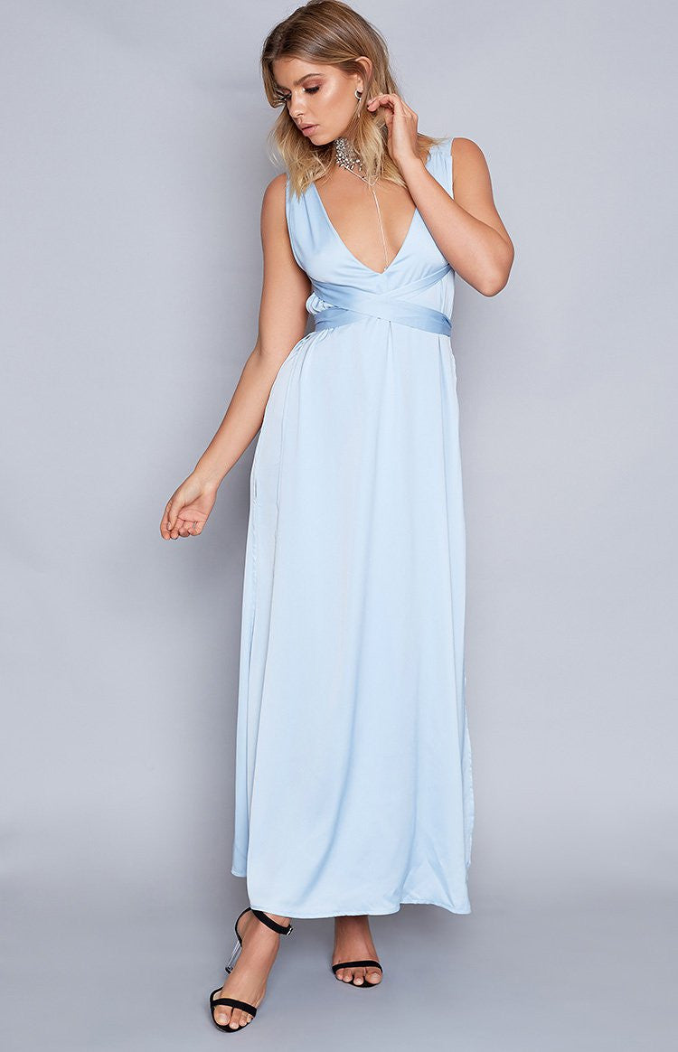 Benson Maxi Dress Powder Blue Image