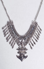 Rising Sun Necklace Silver Image