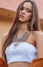 Rising Sun Necklace Silver Image