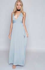 Benson Maxi Dress Stone Blue Image