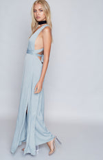 Benson Maxi Dress Stone Blue Image