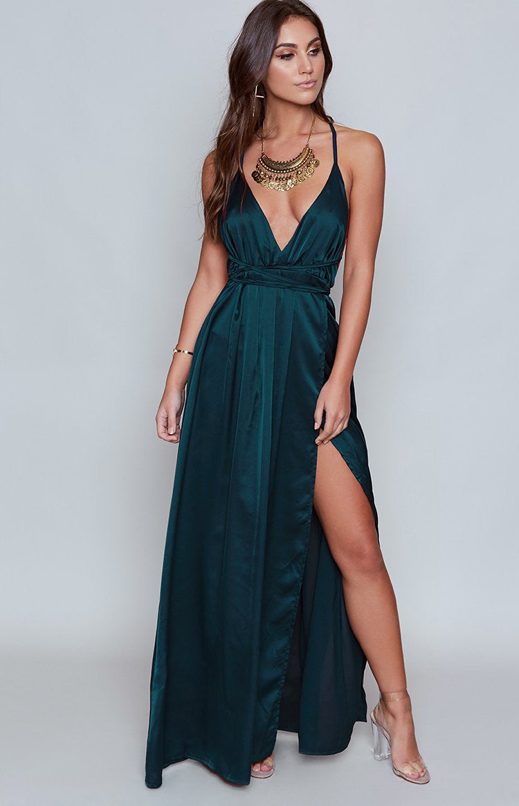PRE ORDER Pandora Maxi Dress Teal Image