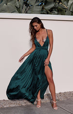 PRE ORDER Pandora Maxi Dress Teal Image