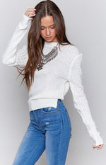 Heavenly Backless Knit White Image